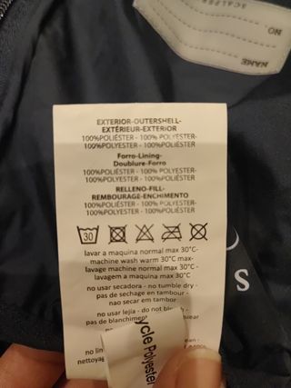 Chaleco Scalpers. Azul marino. Niño. Talla 14.