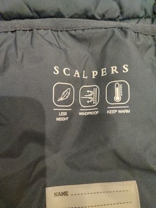 Chaleco Scalpers. Azul marino. Niño. Talla 14.