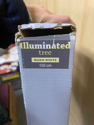 Árbol de Navidad de luces