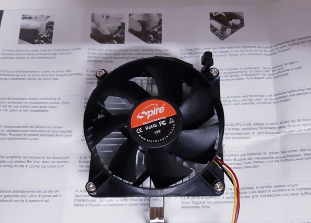 Ventilador SPIRE disipador calor de la CPU - NUEVO
