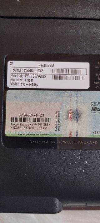 Ordenador Portátil HP Pavilion