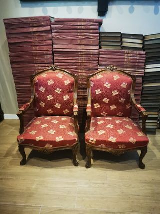 Sillones pequeños barrocos. precio unidad Antiguos