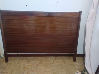 Cabecero Madera Y mesilla