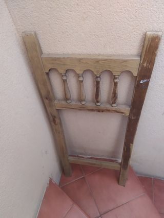 Respaldo silla antigua