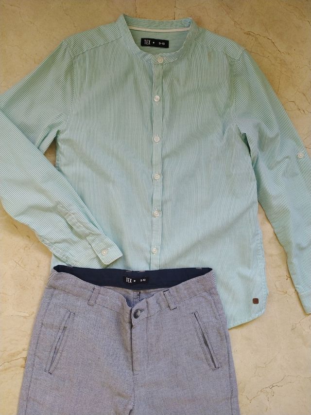 Conjunto vestir niño