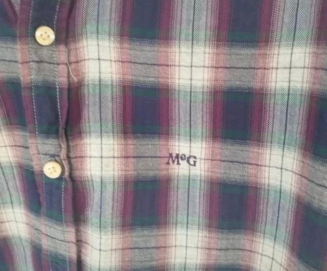 camisa cuadros hombre mcGregor