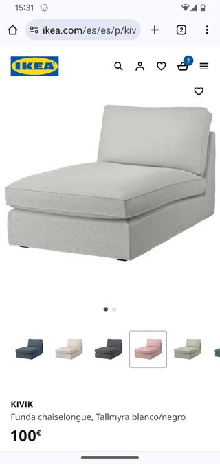 Funda sofá Ikea kivik