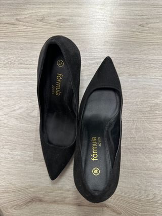 zapatos tacon negros
