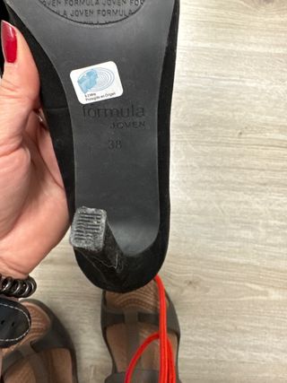 zapatos tacon negros