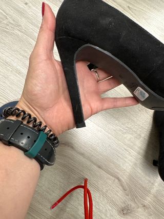 zapatos tacon negros