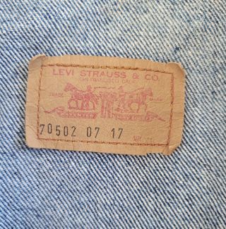 CHAQUETA LEVI'S LOTE 70502 07 17 VINTAGE