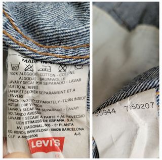 CHAQUETA LEVI'S LOTE 70502 07 17 VINTAGE