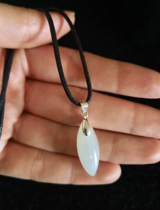 Colgante de Piedra luna y Plata de Ley.