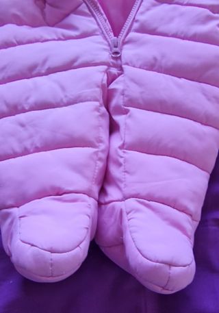 Buzo bebe invierno rosa 74cm 6-9m