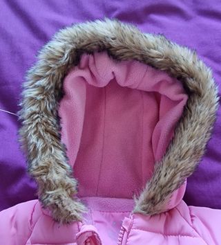 Buzo bebe invierno rosa 74cm 6-9m
