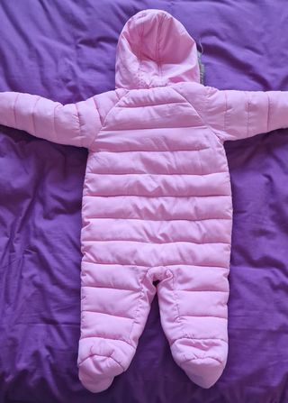 Buzo bebe invierno rosa 74cm 6-9m
