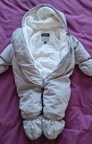 Buzo bebe inverno gris  6m