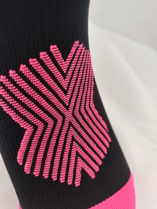 Calcetín Corto Ciclismo Negro Coral S/L/XL