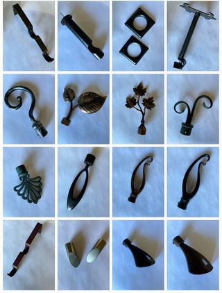 Barras cortinas(accesorios) Material nuevo.