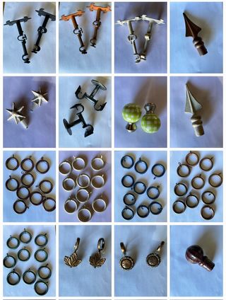 Barras cortinas(accesorios) Material nuevo.