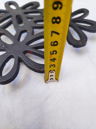 Antiguo reposaollas planchas Salvamanteles hierro