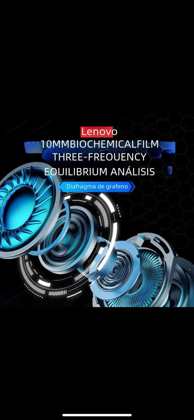 Auriculares inhalambricos lenovo