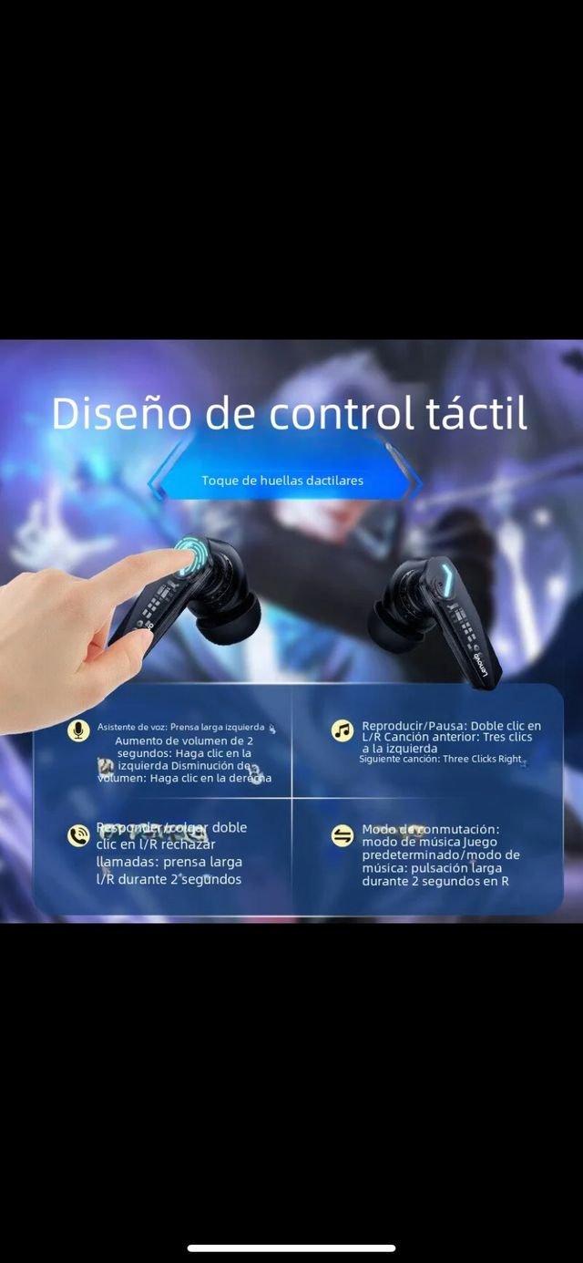 Auriculares inhalambricos lenovo