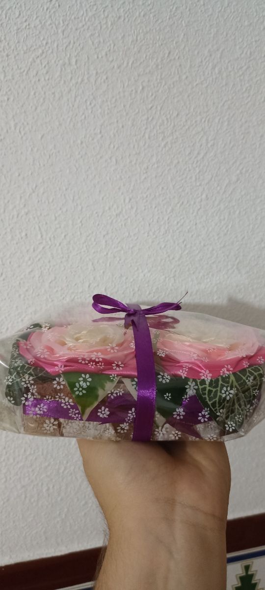 Florero de flores eternas