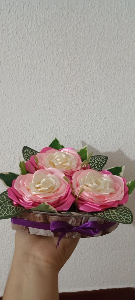 Florero de flores eternas