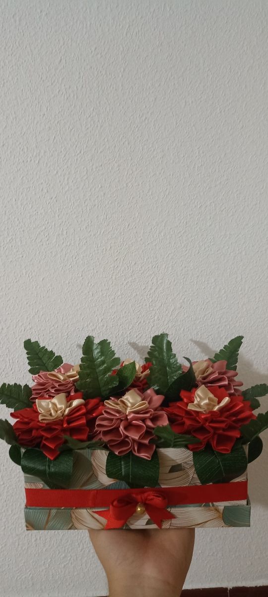 Florero de flores eternas