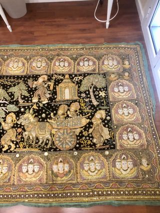 Espectacular Tapiz Birmano 2,50x1,20