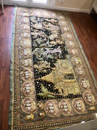 Espectacular Tapiz Birmano 2,50x1,20