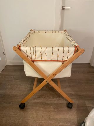 Cuna moises bebe madera