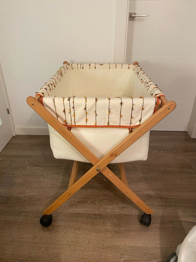 Cuna moises bebe madera