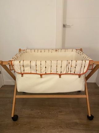 Cuna moises bebe madera