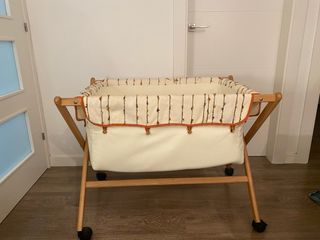 Cuna moises bebe madera