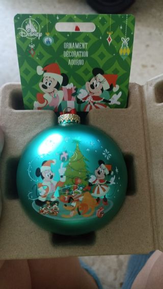 Bola de Navidad Mickey y Minnie
