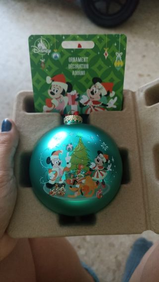 Bola de Navidad Mickey y Minnie