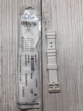 Casio rubber band | Correa caucho Casio nueva 