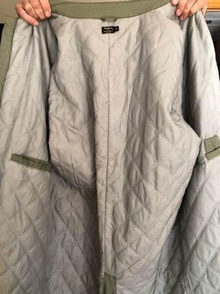 Parka verde oversize