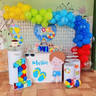 Decoraciones con Globos para Eventos Candy Bar