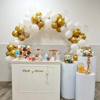 Decoraciones con Globos para Eventos Candy Bar