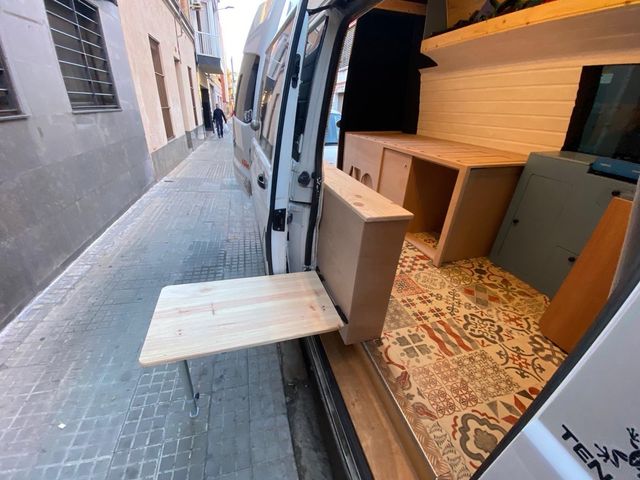 Mueble camper “Cama Rastrillo grande”