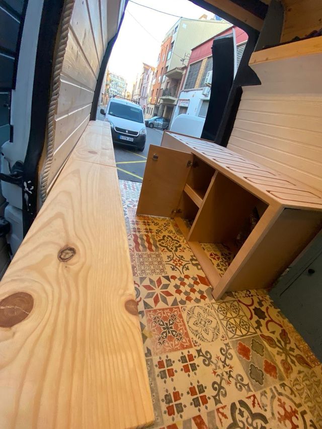 Mueble camper “Cama Rastrillo grande”