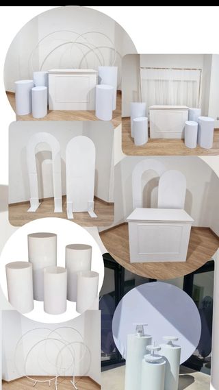 Mobiliario para Eventos Candy Bar Estructuras