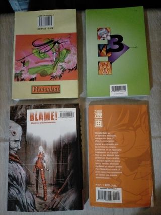 LOTE MANGA ANIME 3 - 4UNIDADES