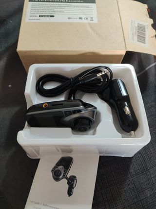 Transmisor FM bluetooth para coche