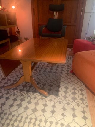 mesa centro comedor vintage