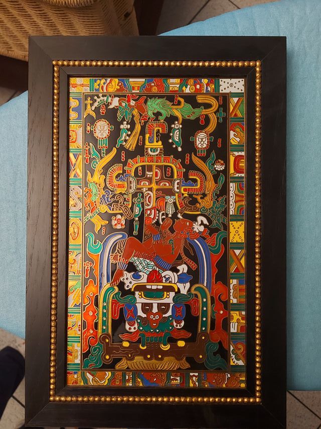 Quadro riproduzione Astronauta di Palenque