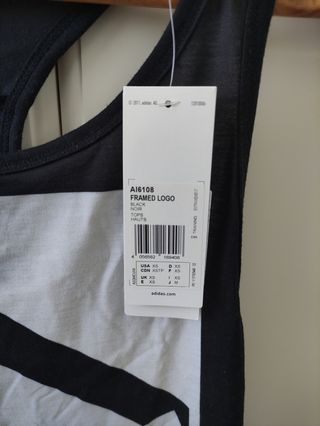 camiseta de tirantes deportes de adidas